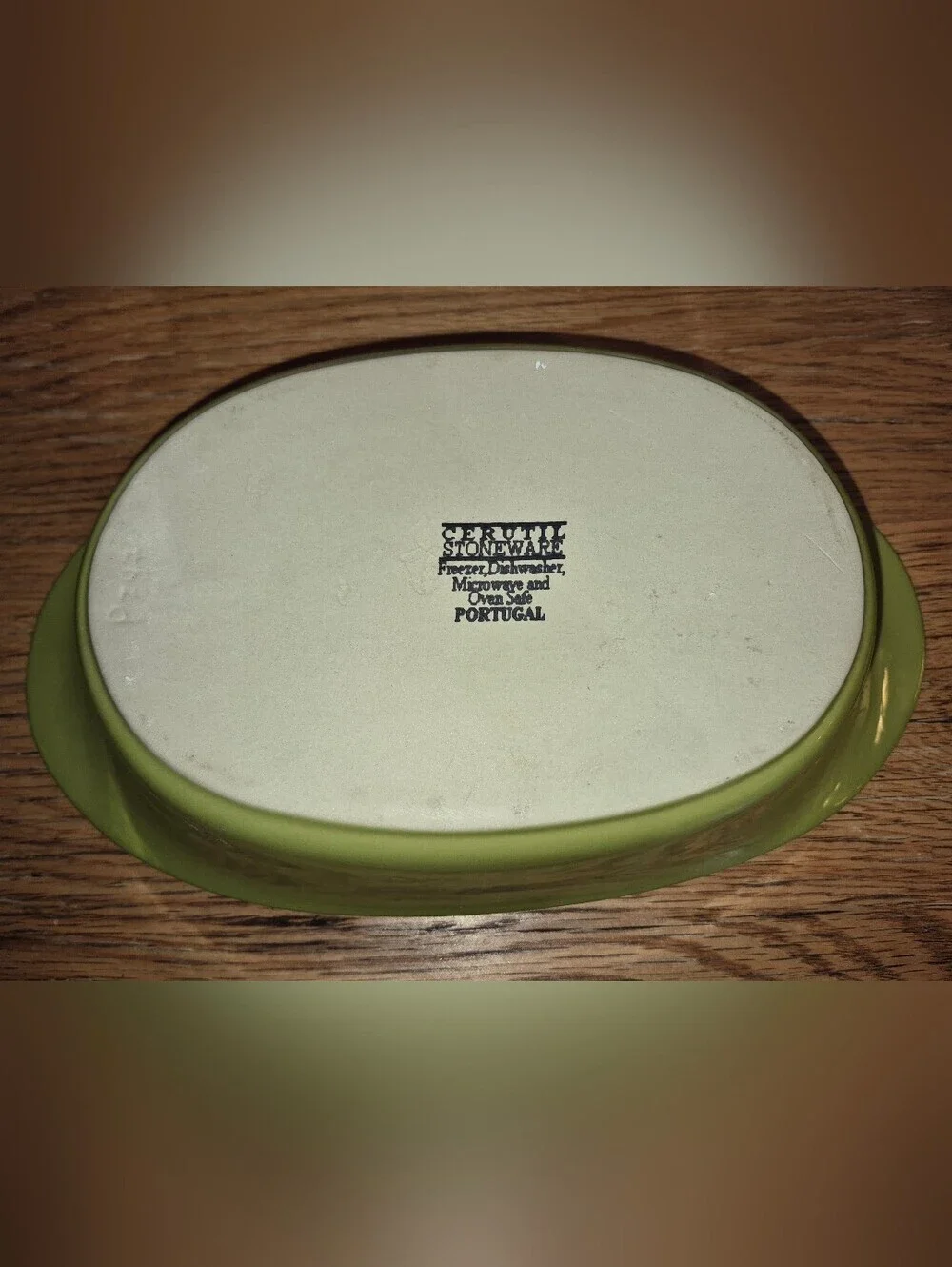 Cerutil Stoneware Portugal Lime Green 12
